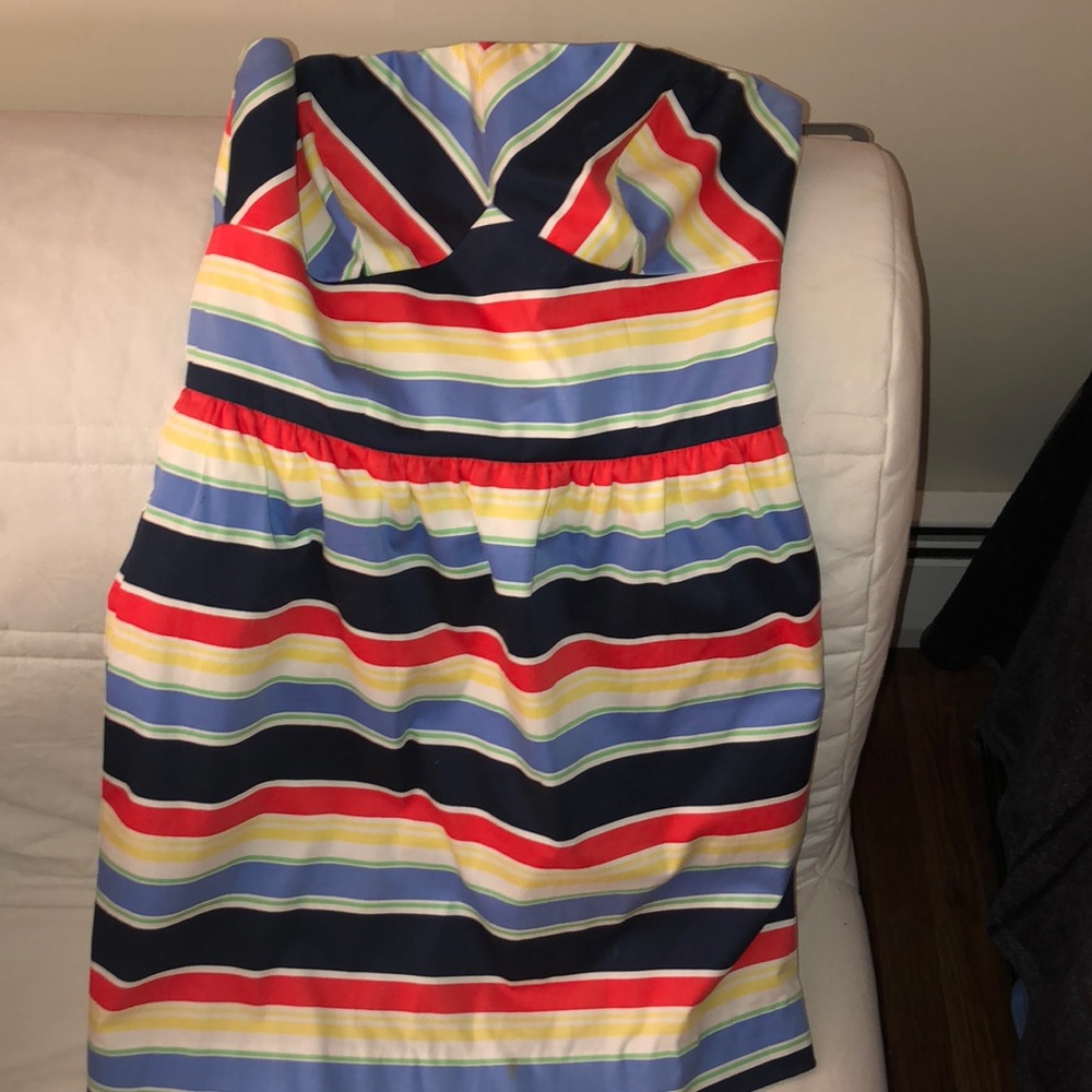 Strapless cocktail dress